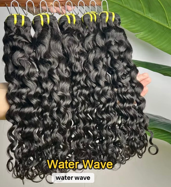 Premium Virgin Indian Hair – Burmese Curly (12A), Body Wave, Straight, Deep Wave, Water Wave, Loose Wave