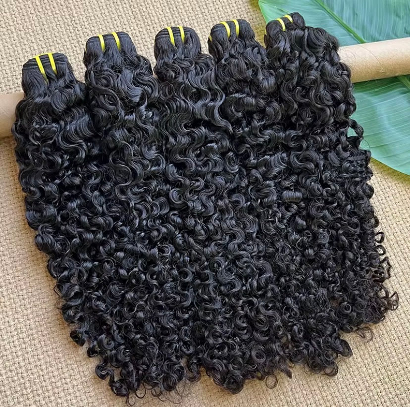 Premium Virgin Indian Hair – Burmese Curly (12A), Body Wave, Straight, Deep Wave, Water Wave, Loose Wave
