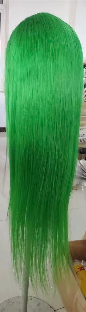 13x4 Transparent Lace Front Wig – Virgin Brazilian Straight Human Hair (Custom Colors Available)